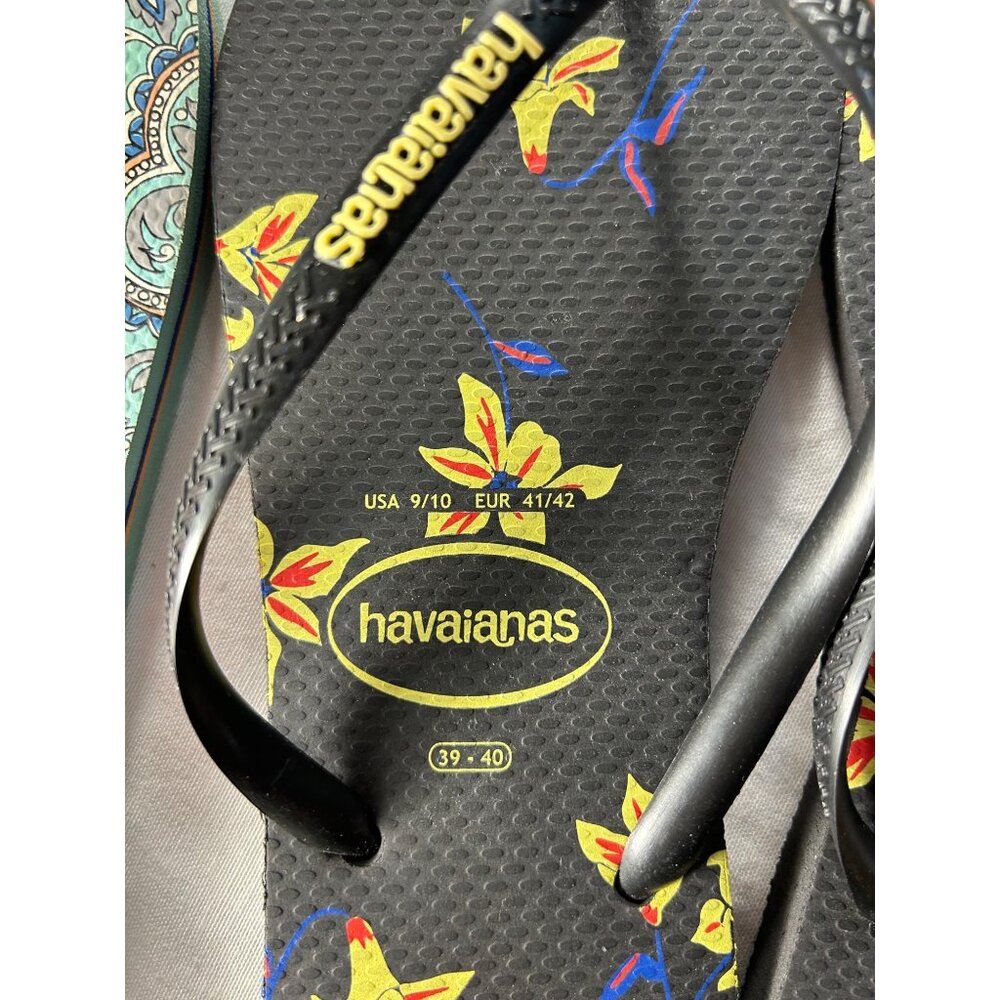 Havaianas and Vera Bradley Womens Flip-Flops Lot - Floral Prints 9/10 US - Picture 5 of 10